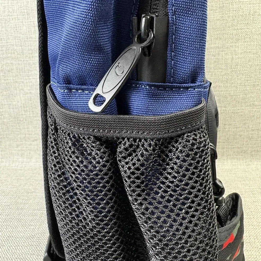 Cookies Smell Proof Backpack Navy Blue Multi Camo Streetwear School Bag Pouch